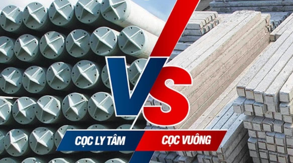 Ép cọc bê tông: Cọc ly tâm và Cọc vuông - Lựa chọn tối ưu cho móng nhà dân dụng